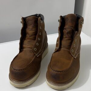 Timberland PRO Tan Leather Work Boots Excellent Condition